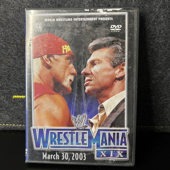 WWE WRESTLEMANIA XIX 19 DVD 2 Disc Set 2003 The Rock Hulk Hogan Stone Cold - Picture 1 of 5